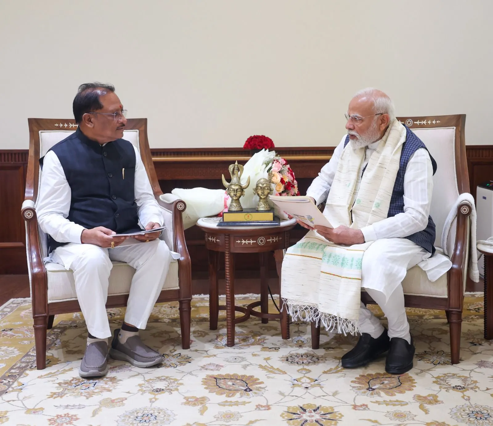 प्रधानमंत्री नरेंद्र मोदी से मिले मुख्यमंत्री विष्णुदेव साय – छत्तीसगढ़ के विकास को मिली नई रफ्तार