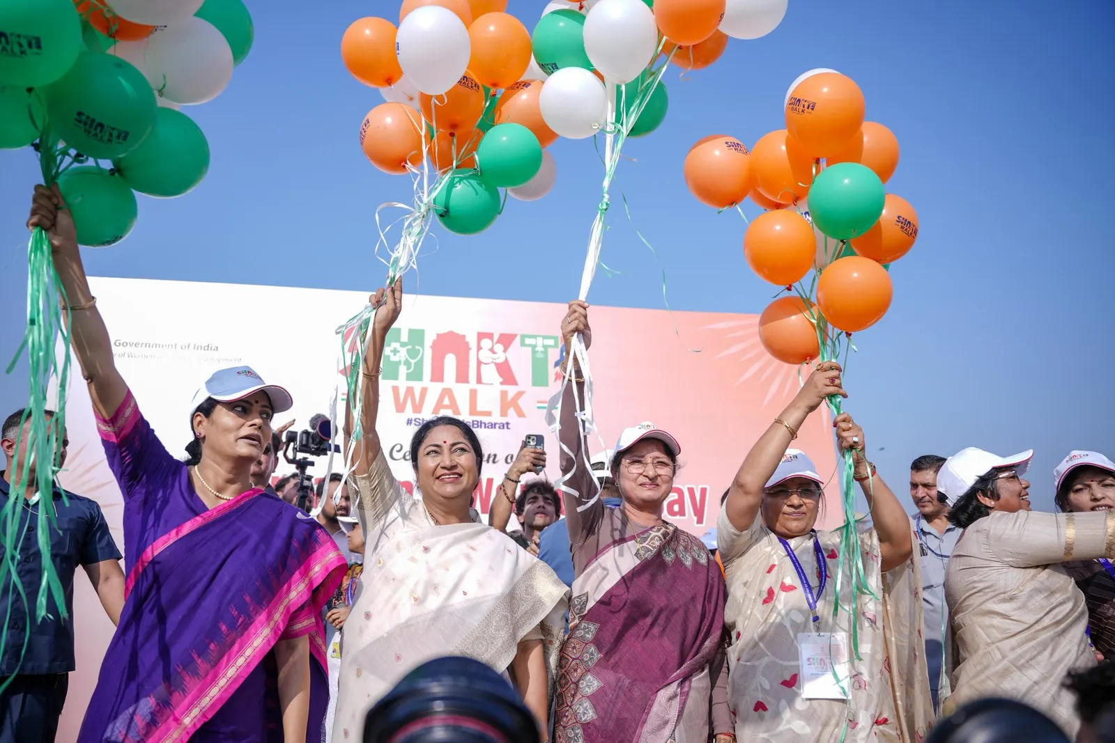कर्तव्य पथ बना नारी शक्ति का साक्षी, अन्नपूर्णा देवी सहित कई महिलाओं ने किया शक्ति वॉक