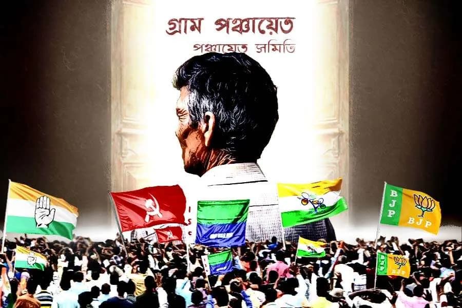 प. बंगाल पंचायत चुनाव में हिंसा के बादल