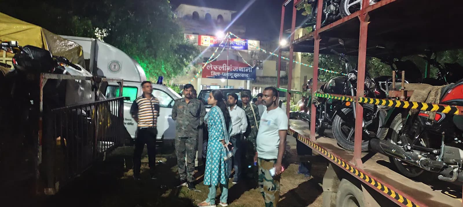 पलामू में 24 नई बाइक जब्त, चुनाव में इस्तेमाल की आशंका