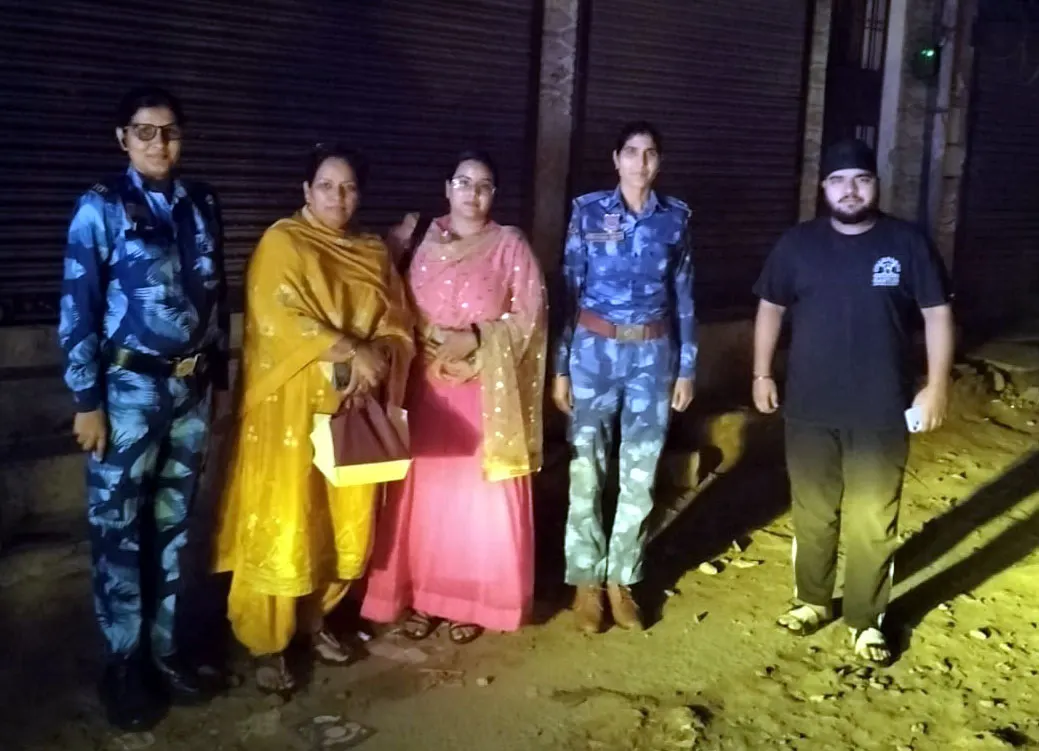 फरीदाबाद पुलिस ने एक माह में 27 महिलाओं काे गंतव्य तक पहुंचाया
