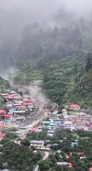 उत्तराखंड : उत्तरकाशी में बादल फटने से तबाही, सीएम धामी बोले- रेस्क्यू जारी