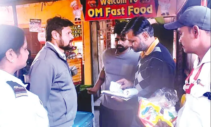 बीएचईएल में चला सिंगल यूज प्लास्टिक के खिलाफ अभियान ,काटे 50 के चालान