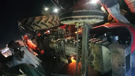 मध्य प्रदेश: श्योपुर में बड़ा सड़क हादसा, ट्रैक्टर-ट्रॉली पलटने से चार महिलाओं की मौत