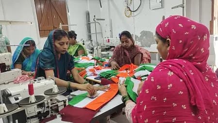 बिहार की जीविका दीदियों को मिला तिरंगा बनाने का काम, 68 हजार झंडे तैयार करने की तैयारी