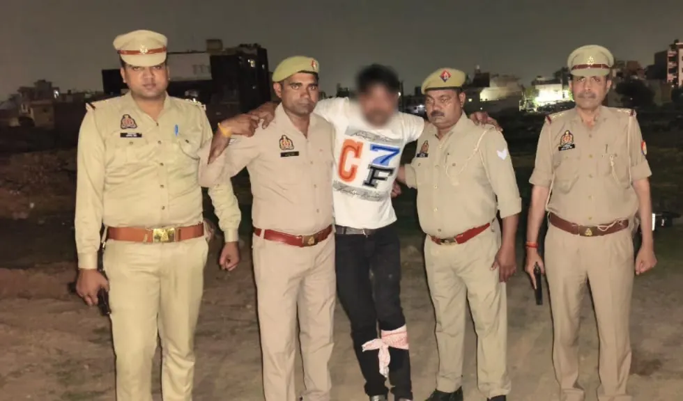 सिविल एयर पोर्ट को जाने वाली रोड पर पुलिस व बदमाश के बीच चली गोलियां, शातिर बदमाश घायल
