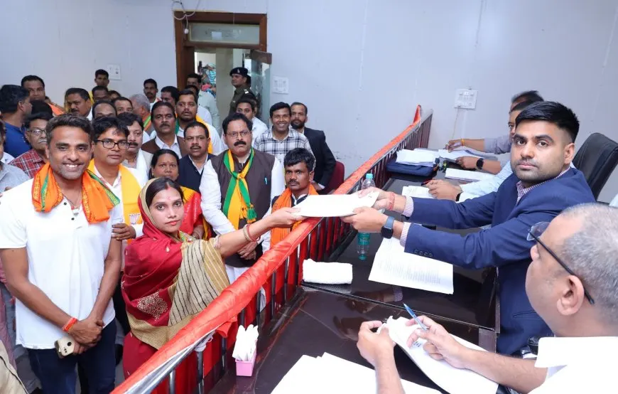 रायगढ़ जिला पंचायत सदस्य के लिए 81 अभ्यर्थियों ने नाम निर्देशन पत्र किया दाखिल