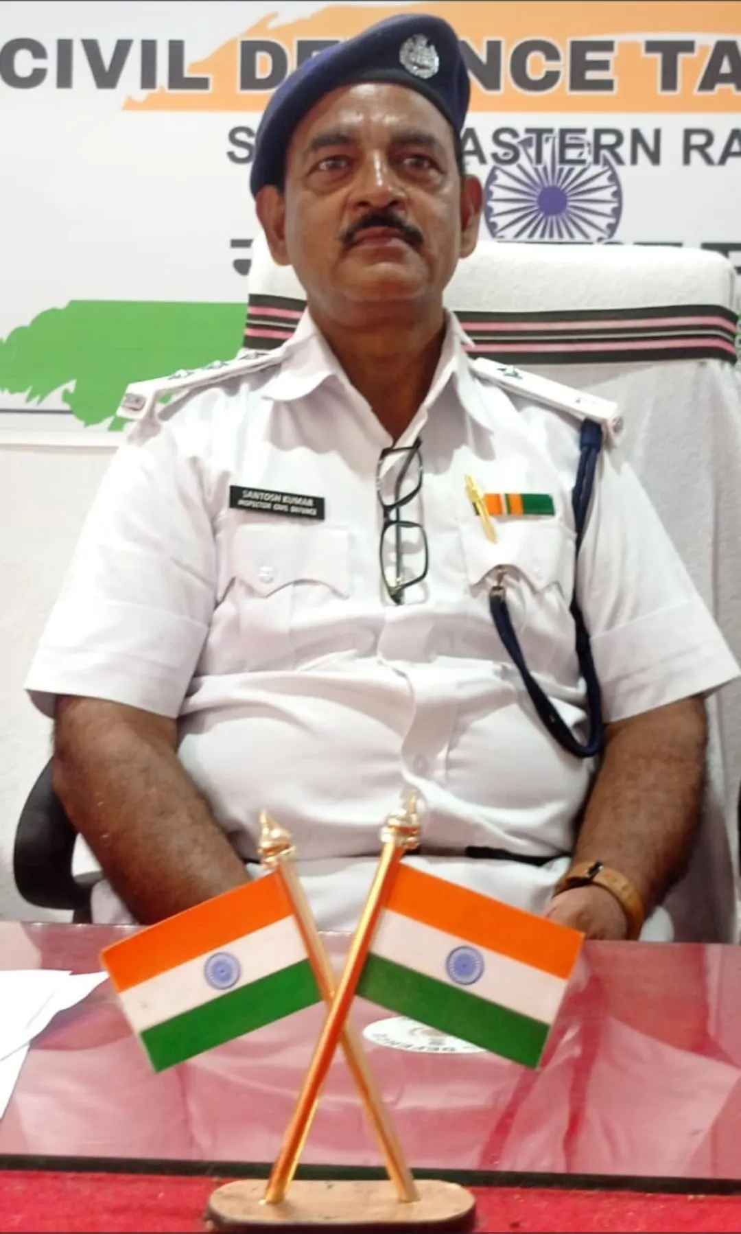 टाटानगर मंडल के रेल सिविल डिफेंस इंस्पेक्टर संतोष कुमार को मिलेगा राष्ट्रीय पदक