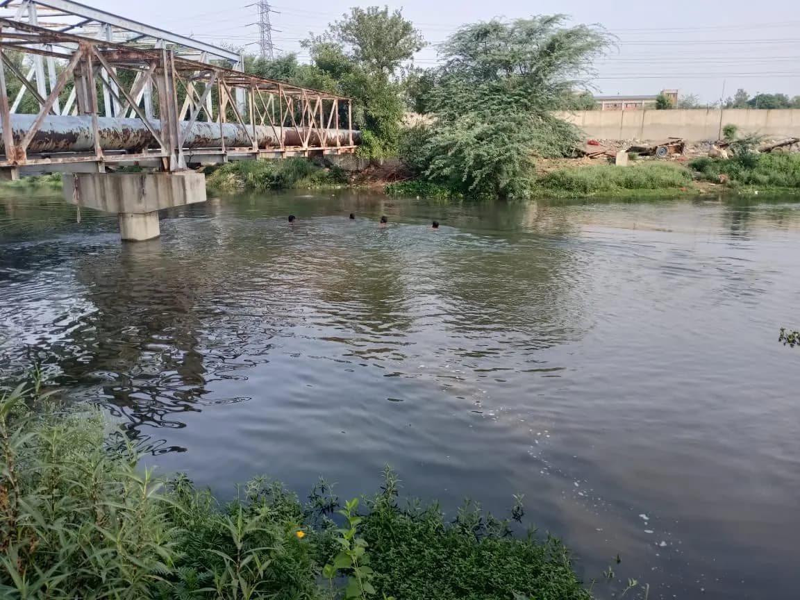 कोंडली नहर में डूब कर दो भाइयों की मौत