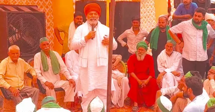किसान महाकुंभ: टिकैत ने मोदी सरकार पर जमकर साधा निशाना