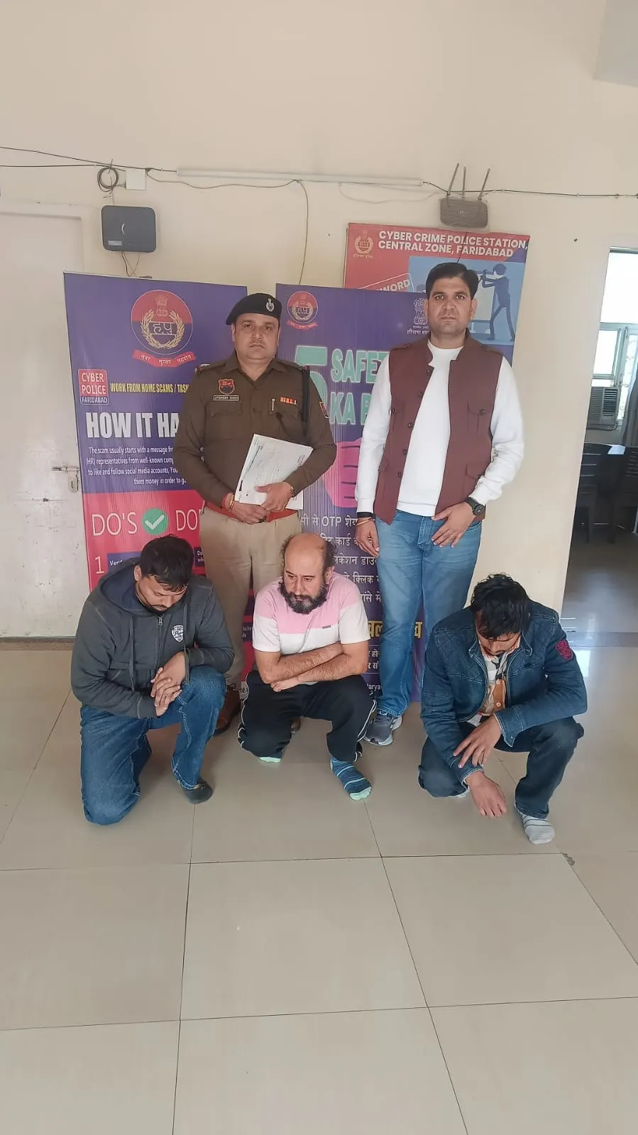 फरीदाबाद : फर्जी दस्तावेज से क्रेडिट कार्ड बनवाकर लाखों की धोखाधड़ी में तीन गिरफ्तार
