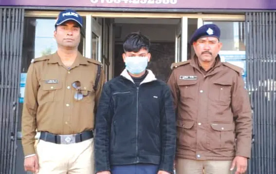 नाबालिक के अपहरण व दुष्कर्म का आरोपित राजस्थान से गिरफ्तार