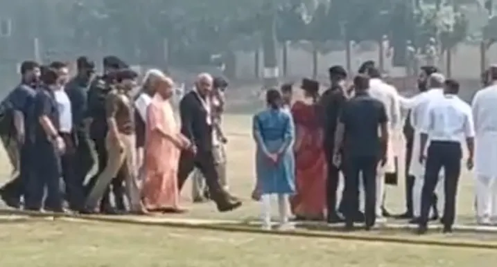 संघ की समन्वय बैठक में शामिल होने कानपुर पहुंचे मुख्यमंत्री योगी आदित्यनाथ