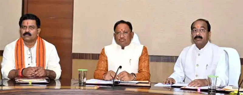 मुख्यमंत्री साय की अध्यक्षता में मंत्रिपरिषद की बैठक आज