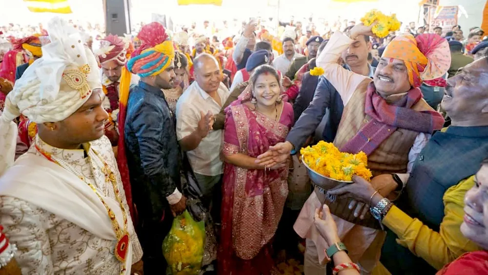 सामूहिक विवाह समारोह सामाजिक समरसता और मितव्यता का संदेश देने का प्रभावी माध्यम: मोहन यादव