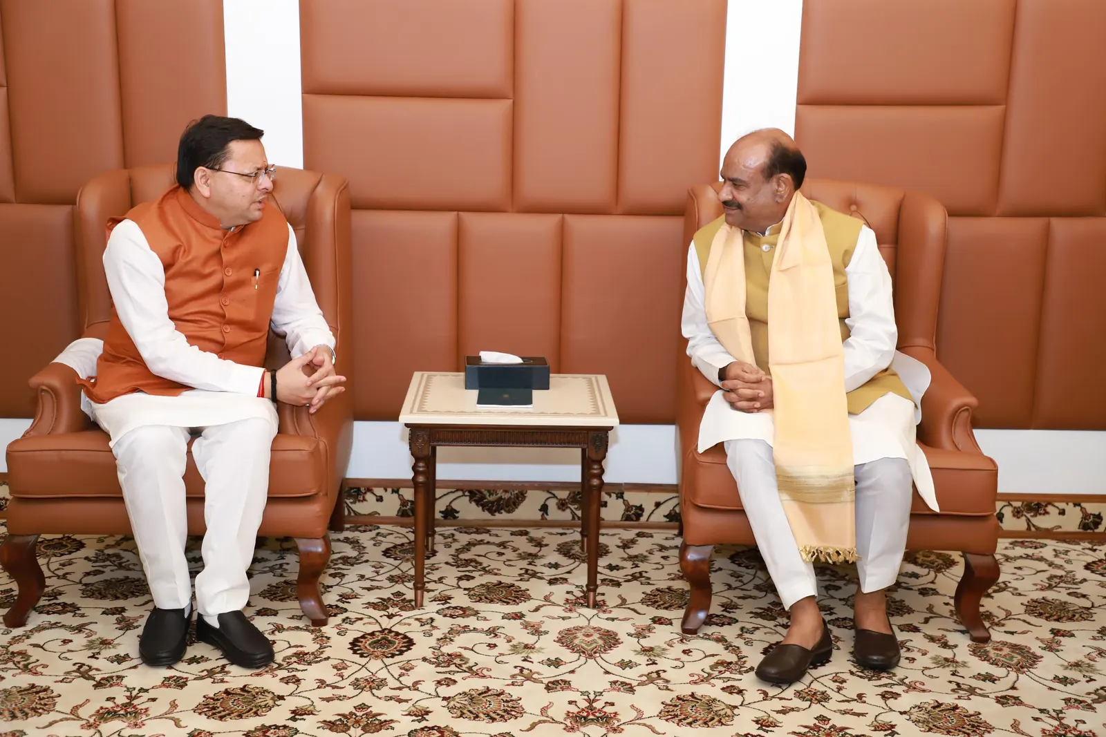 मुख्यमंत्री ने की लोकसभा अध्यक्ष से भेंट
