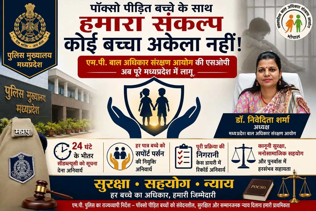 पॉक्सो पीड़ित बच्चों को मिलेगा बेहतर संरक्षण, राज्यभर में लागू हुई नई एसओपी