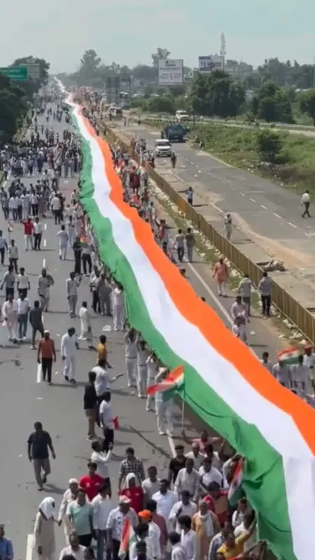 पलवल में तिरंगे के सम्मान में भव्य आयोजन, गौरव गौतम के नेतृत्व में दिखा देशप्रेम