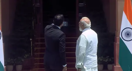 साइप्रस के राष्ट्रपति निकोस क्रिस्टोडौलिड्स ने प्रधानमंत्री मोदी के साथ ली सेल्फी