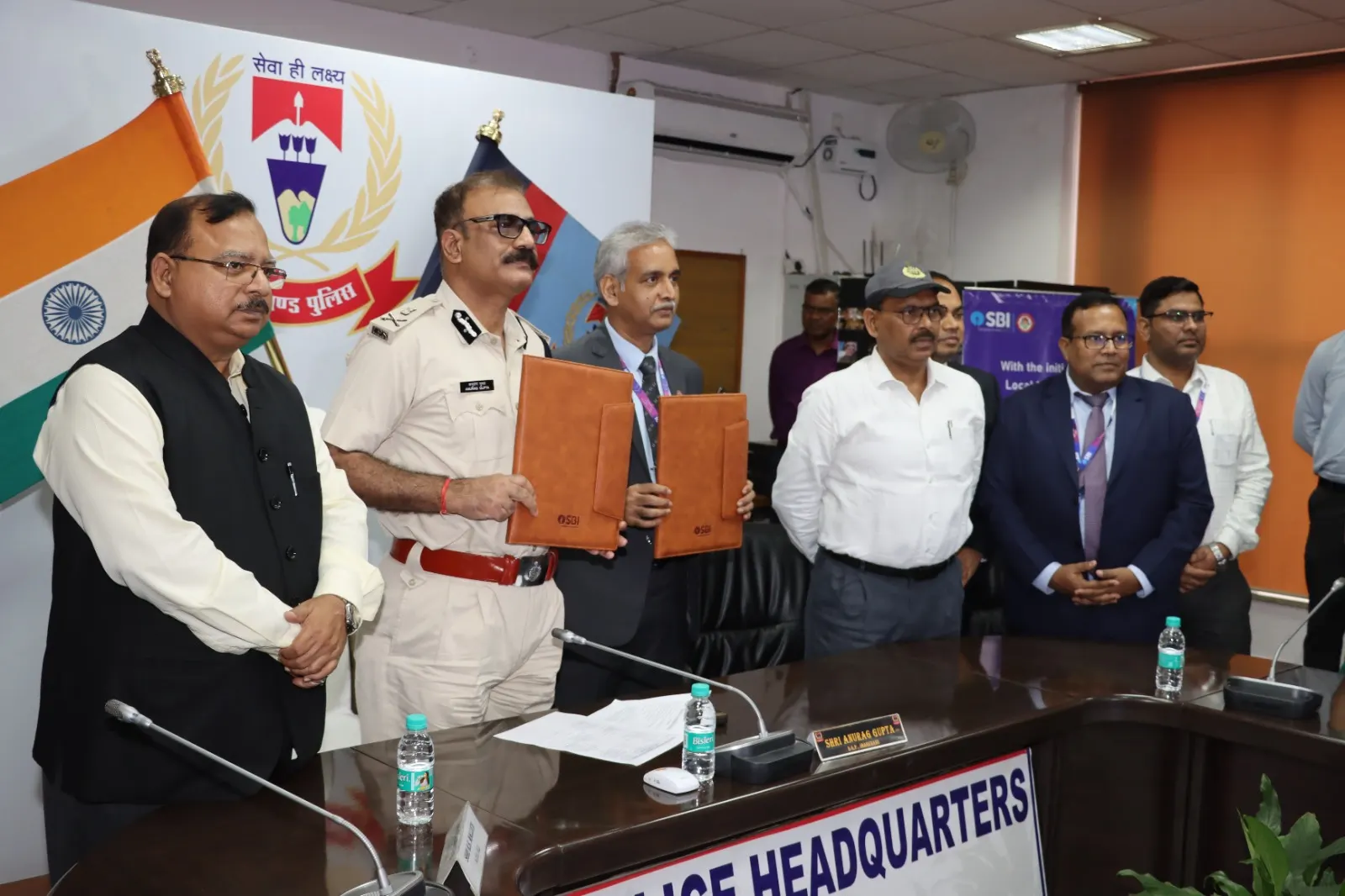पुलिस सैलरी पैकेज को लेकर झारखंड पुलिस और एसबीआई के बीच हुआ एमओयू
