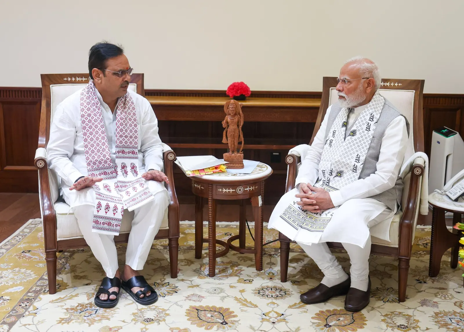 मुख्यमंत्री भजनलाल शर्मा ने प्रधानमंत्री नरेंद्र मोदी से की मुलाकात