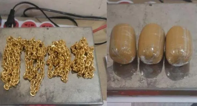 मुंबई एयरपोर्ट पर साढ़े सात किलो सोने के साथ आठ गिरफ्तार