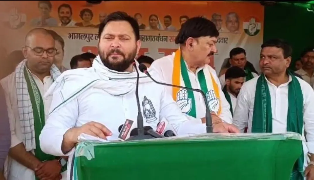 10 साल तक सत्ता में रहने वाली सरकार कर रही है पांच किलो अनाज की बात – तेजस्वी