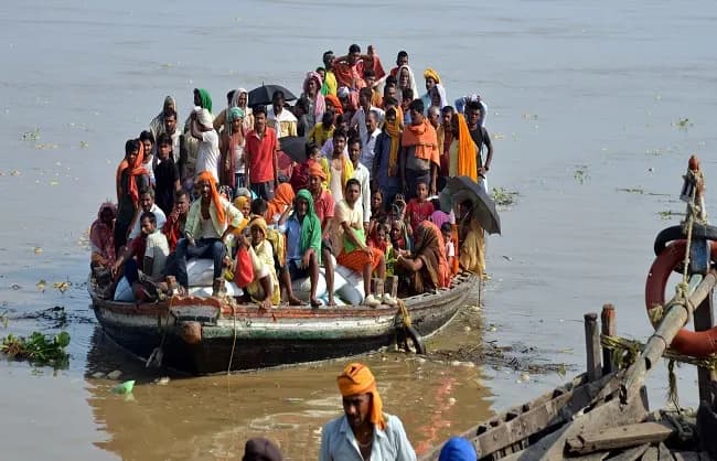 बिहार के 12 जिलों की 13 लाख आबादी बाढ़ से प्रभावित