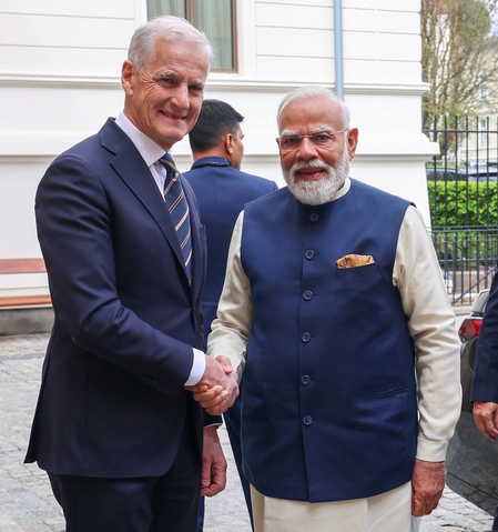 पीएम मोदी और नॉर्वे के प्रधानमंत्री के बीच अहम वार्ता, ग्रीन स्ट्रेटेजिक पार्टनरशिप मजबूत करने पर जोर