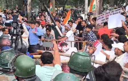 विधानसभा घेराव को लेकर रांची में बवाल, छात्रों और पुलिस में भिड़ंत; लाठीचार्ज