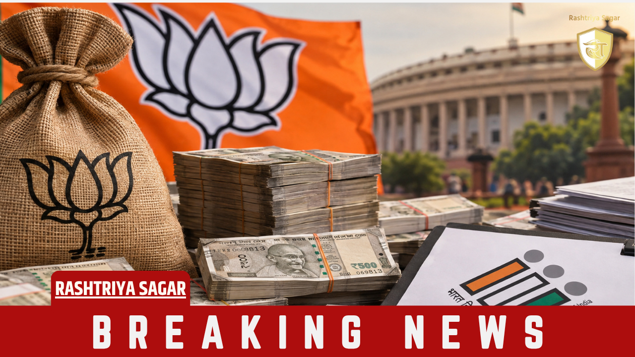 देश की सबसे अमीर पार्टी बनी बीजेपी, चुनाव आयोग को दिए ब्योरे में हुआ इतने करोड़ रूपए का खुलासा
