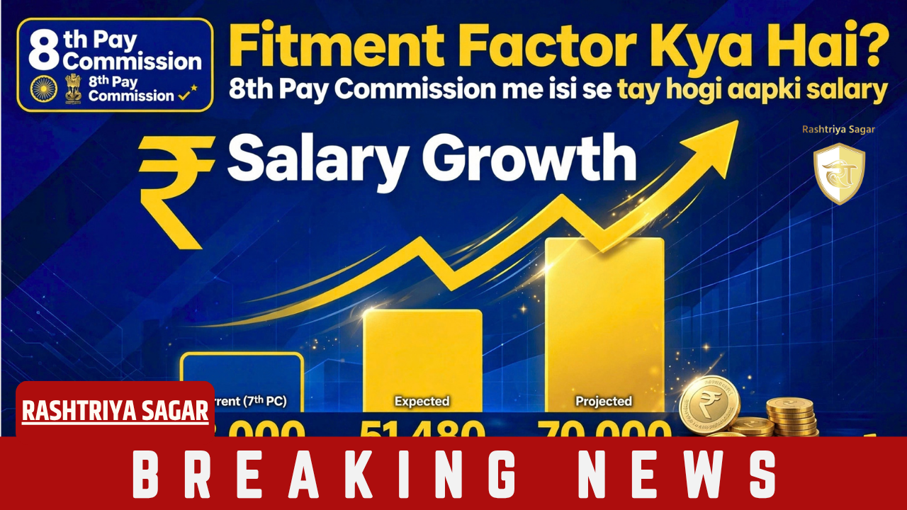 8वें वेतन आयोग में Fitment Factor की खूब चर्चा, 2.10 या 3.83 - कितना मिलेगा फायदा?