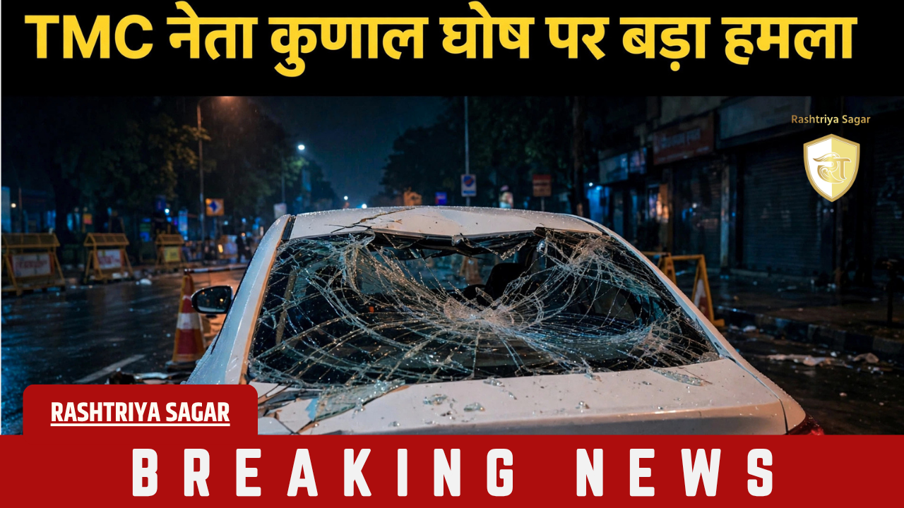 Bengal में फिर बवाल! ममता की सभा में जा रहे कुणाल घोष पर हमला, कार के उड़ाए परखच्चे, VIDEO वायरल