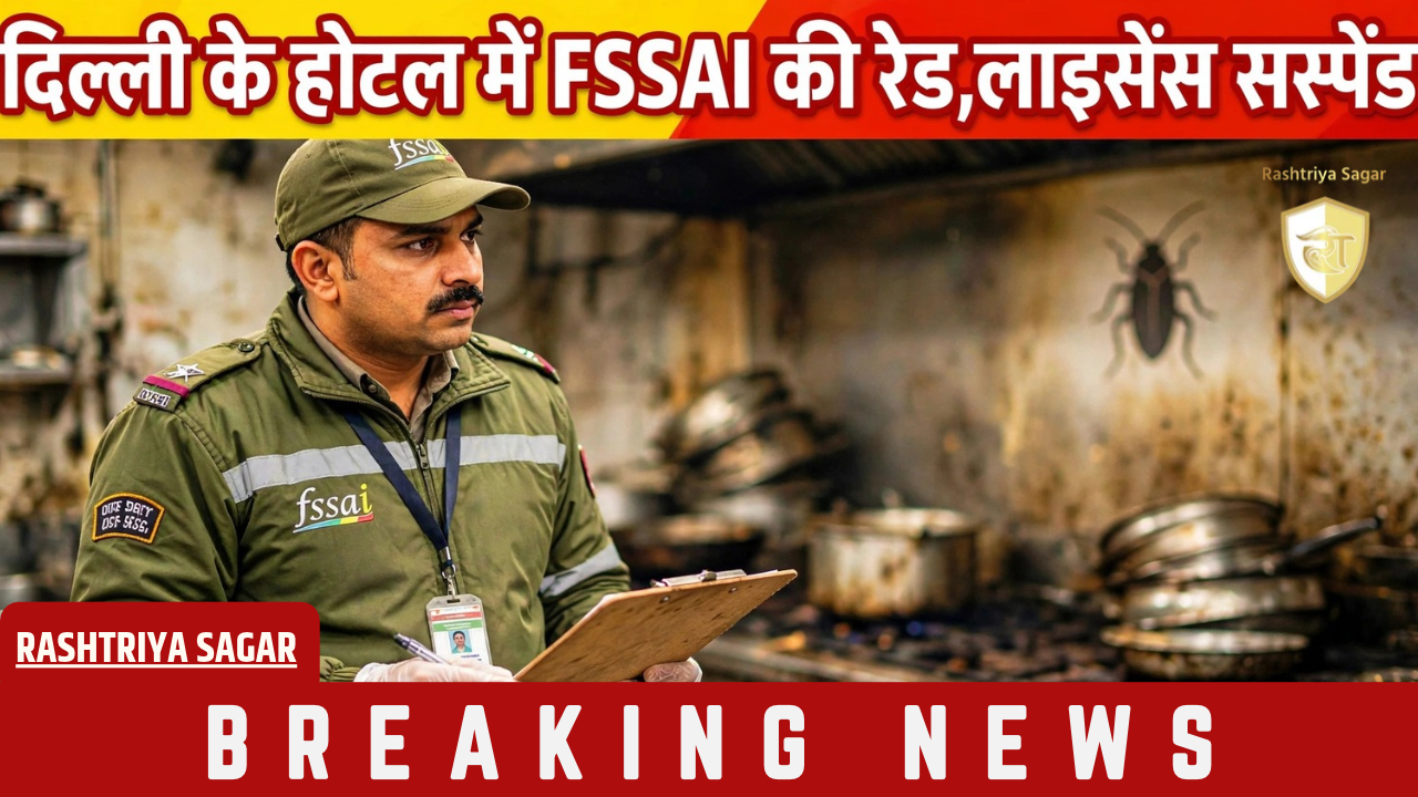 Delhi के फाइव स्टार होटल के किचन में कॉकरोच और सड़ा पनीर, FSSAI की रेड में खुली पोल