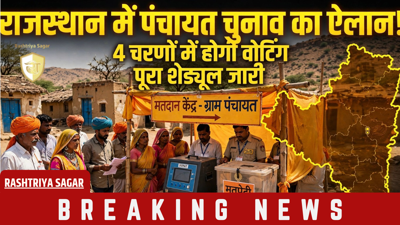 Rajasthan Panchayat Election 2026: पंचायत चुनाव का ऐलान, 4 चरणों में होगी वोटिंग, जानिए पूरा शेड्यूल
