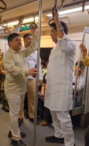 पीएम मोदी की अपील के समर्थन में दिल्ली मंत्री ने कार छोड़ मेट्रो से किया सफर