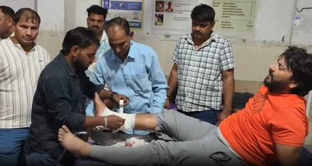 सोनीपत में पुलिस और कुख्यात बदमाशों के बीच मुठभेड़, इंस्पेक्टर की जैकेट पर लगी गोली