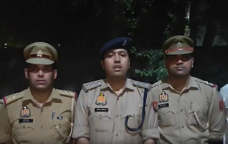 गाजियाबाद: पुलिस मुठभेड़ में चेन स्नैचिंग के आरोपी इरशाद के पैर में गोली लगी, दो आईफोन और तमंचा बरामद