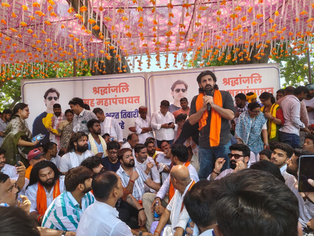 बिहार : भरत तिवारी कथित एनकाउंटर मामले में भोजपुर में महापंचायत, प्रशांत किशोर ने दी आंदोलन की चेतावनी
