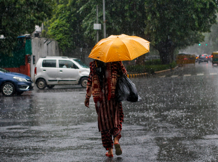 दिल्ली-एनसीआर में बारिश का दौर रहेगा जारी, 8 सितंबर तक बादल छाए रहने का अनुमान