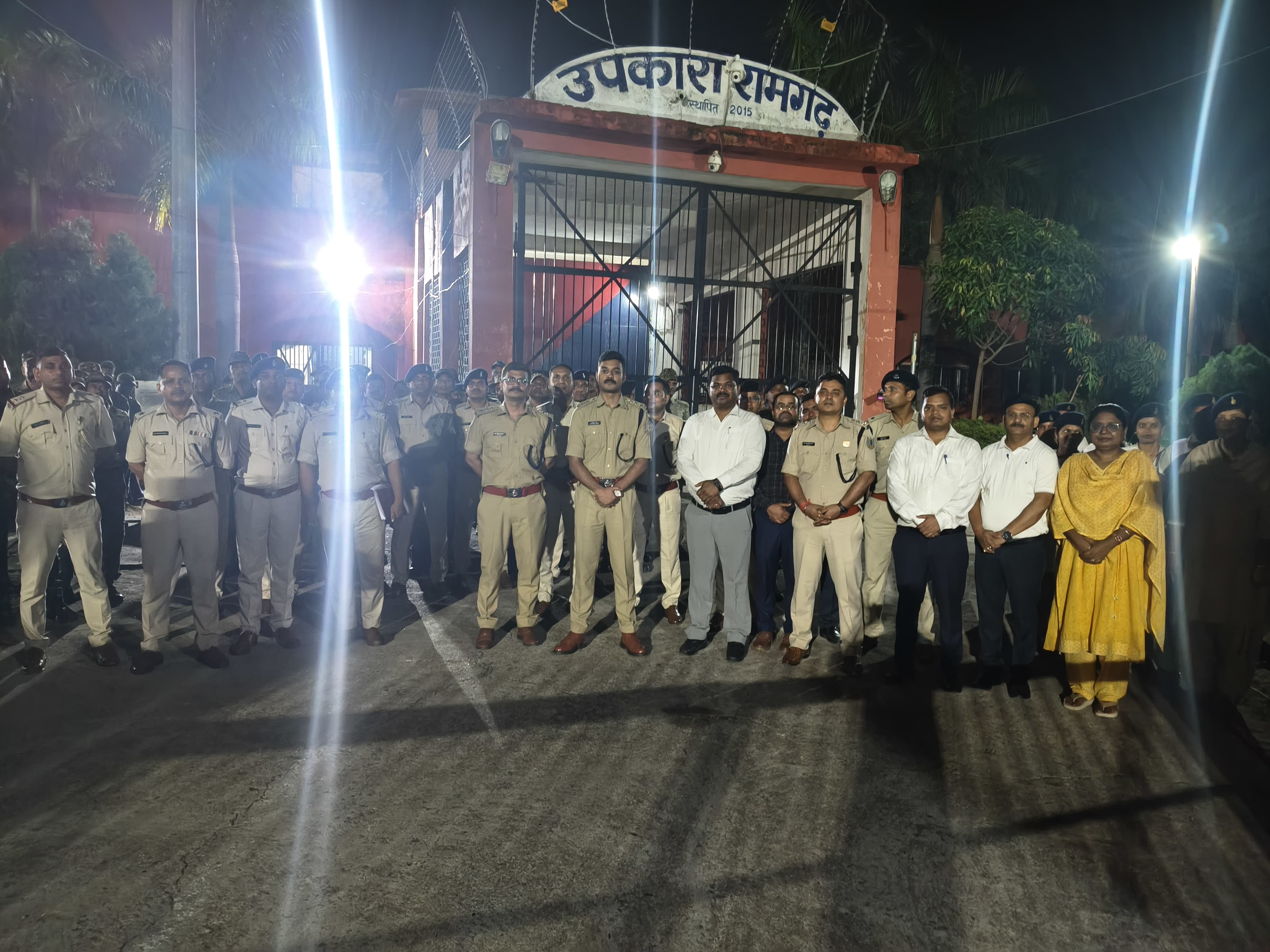 डीसी और एसपी के निर्देश पर रामगढ़ जेल का हुआ औचक निरीक्षण