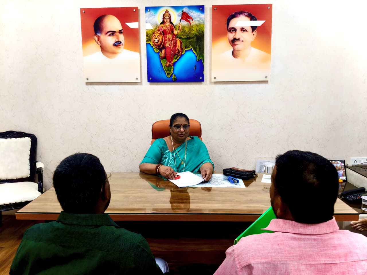भाजपा प्रदेश कार्यालय में निर्मला भूरिया का संवाद, जनहित के मामलों में तत्परता के दिए निर्देश
