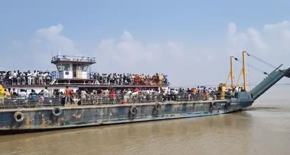 विक्रमशिला सेतु मेगा ब्लॉक: गंगा में बढ़ा जलस्तर, नावों के समय में बदलाव