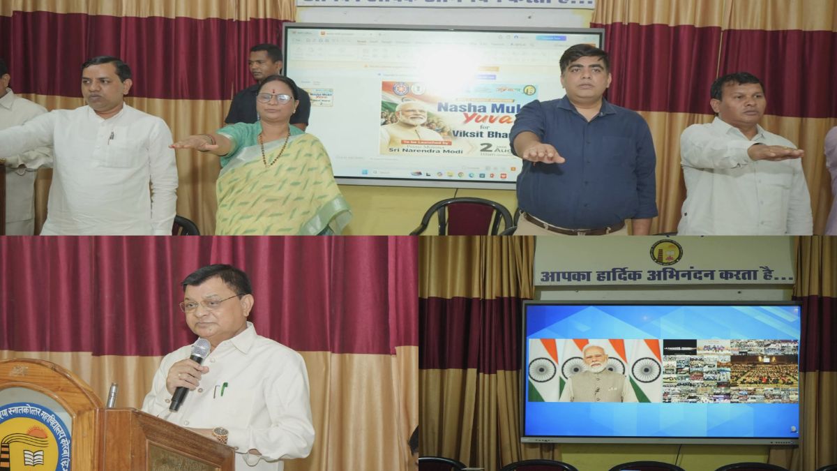 नशा जीवन को खोखला कर देता है : मंत्री लखनलाल देवांगन