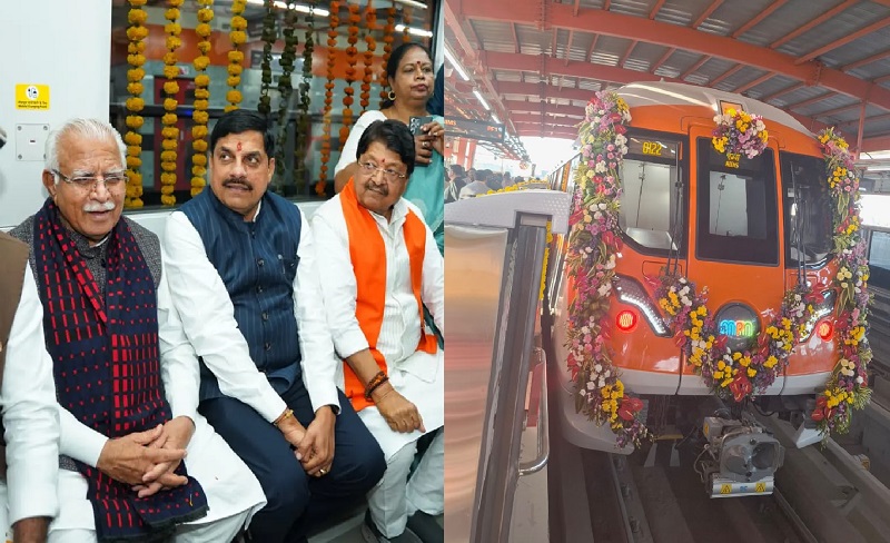 मध्य प्रदेश दौरे पर मनोहर लाल, इंदौर मेट्रो सेवा के विस्तार की करेंगे शुरुआत