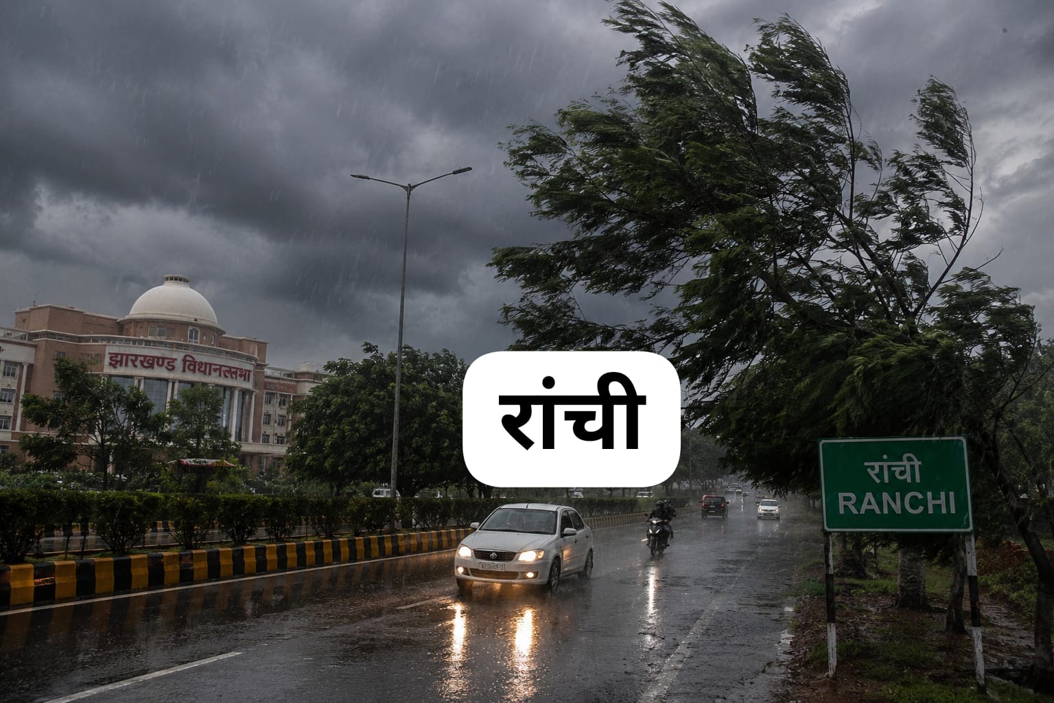 झारखंड के कई जिलों में तेज हवा के साथ बारिश की चेतावनी, तापमान में आएगी गिरावट