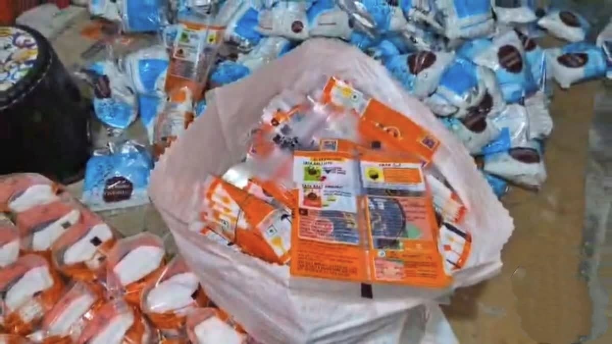 धनबाद में नकली नमक का बड़ा खेल बेनकाब