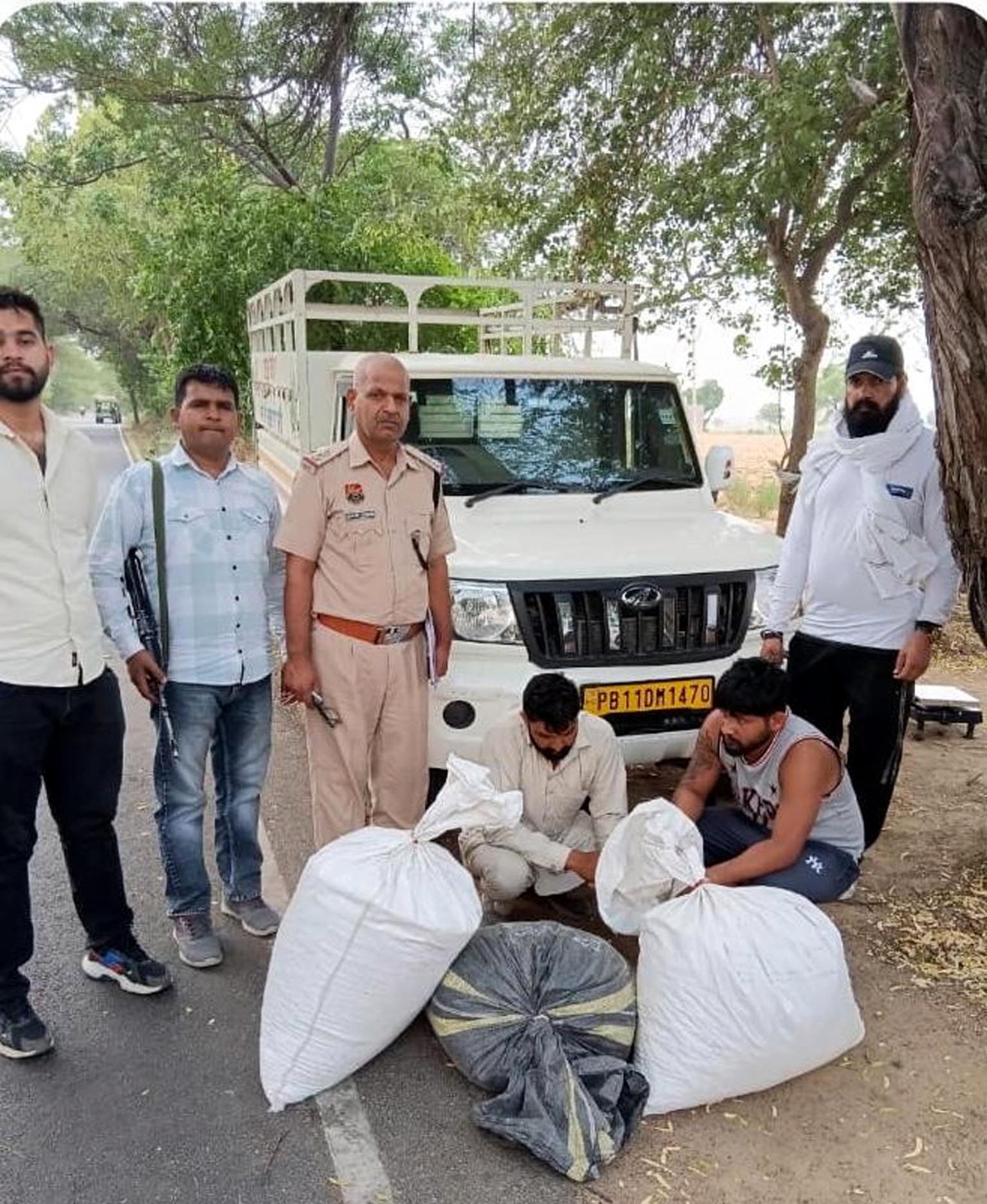 फतेहाबाद : राजस्थान से पिकअप में डोडा पोस्त ला रहे पंजाब के दो तस्कर गिरफ्तार