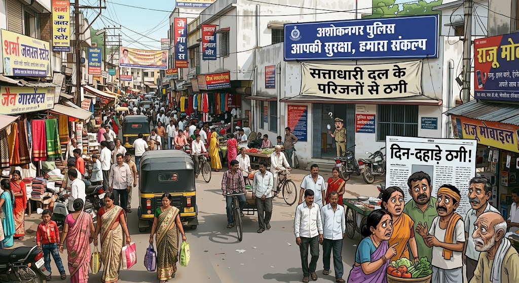 अशोकनगर में बेखौफ ठगों का तांडव! बीजेपी नेता की मां को सम्मोहित कर लाखों के गहने पार