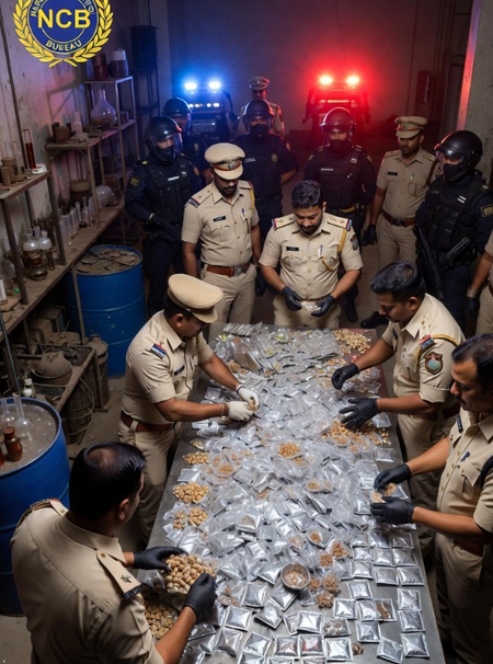 मुंबई: नारकोटिक्स सेल ने ड्रग्स बनाने वाली फैक्ट्री का किया पर्दाफाश, 50 करोड़ की ड्रग्स बरामद
